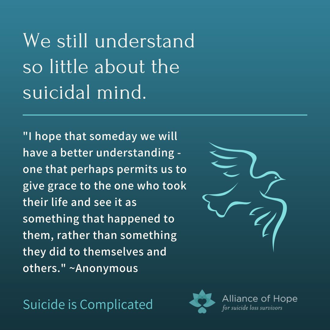suicide is complicated