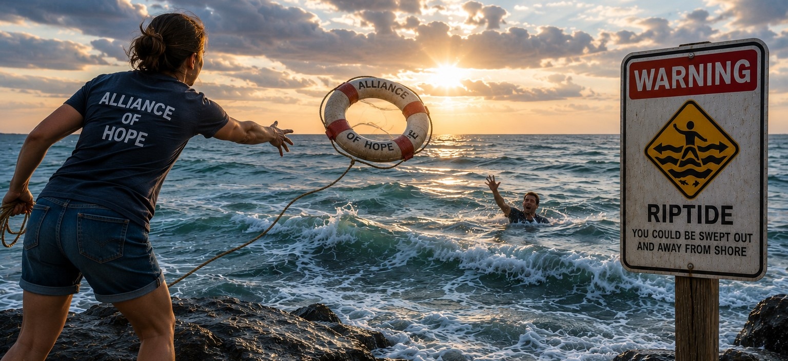 Riptides and Railings: How I Survived in the Wake of My Husband’s Suicide